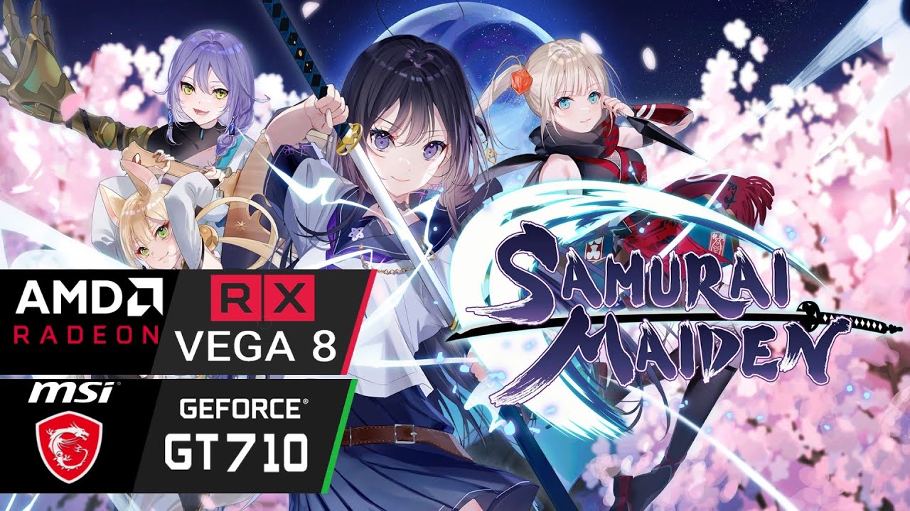 Samurai Maiden PC GT 710 | VEGA 8 | Ryzen 3 3200G | I3 3220 - YouTube