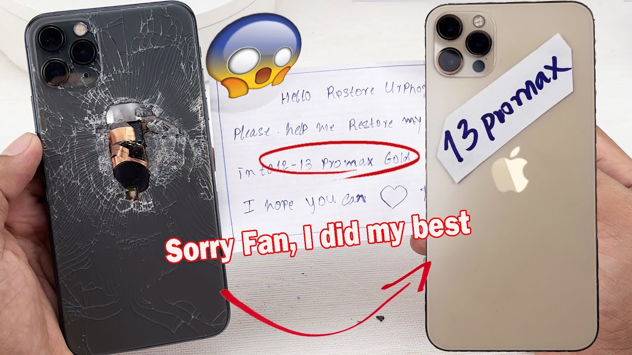Restoration iPhone 11 Pro Max Cracked into iPhone 13 Pro Max