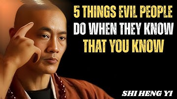 “5 Things Evil People Do When They Know You See Through Them | She Hang Yi Motivation”