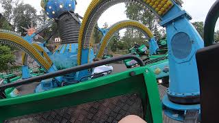Linnanmäki - Mustekala on-ride POV (120 FPS)