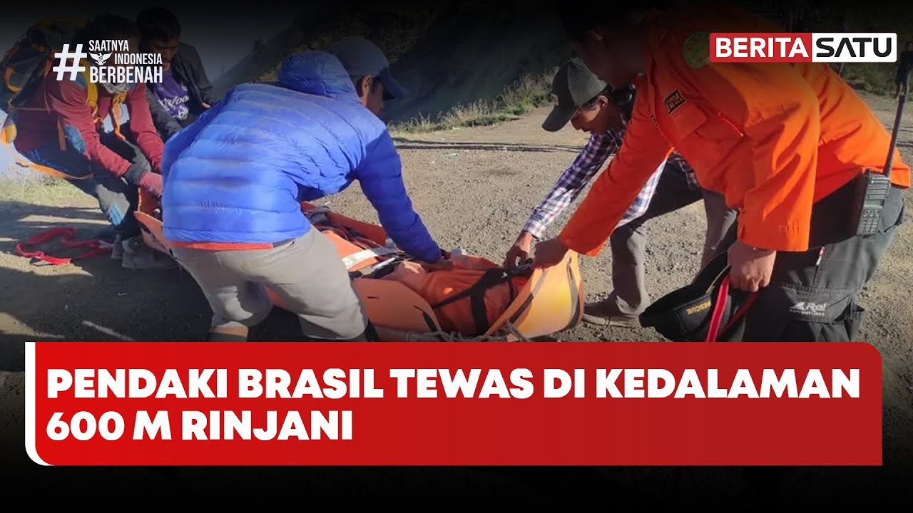 Pendaki Brasil di Gunung Rinjani Ada di Kedalaman 600 Meter dan Sudah Meninggal 