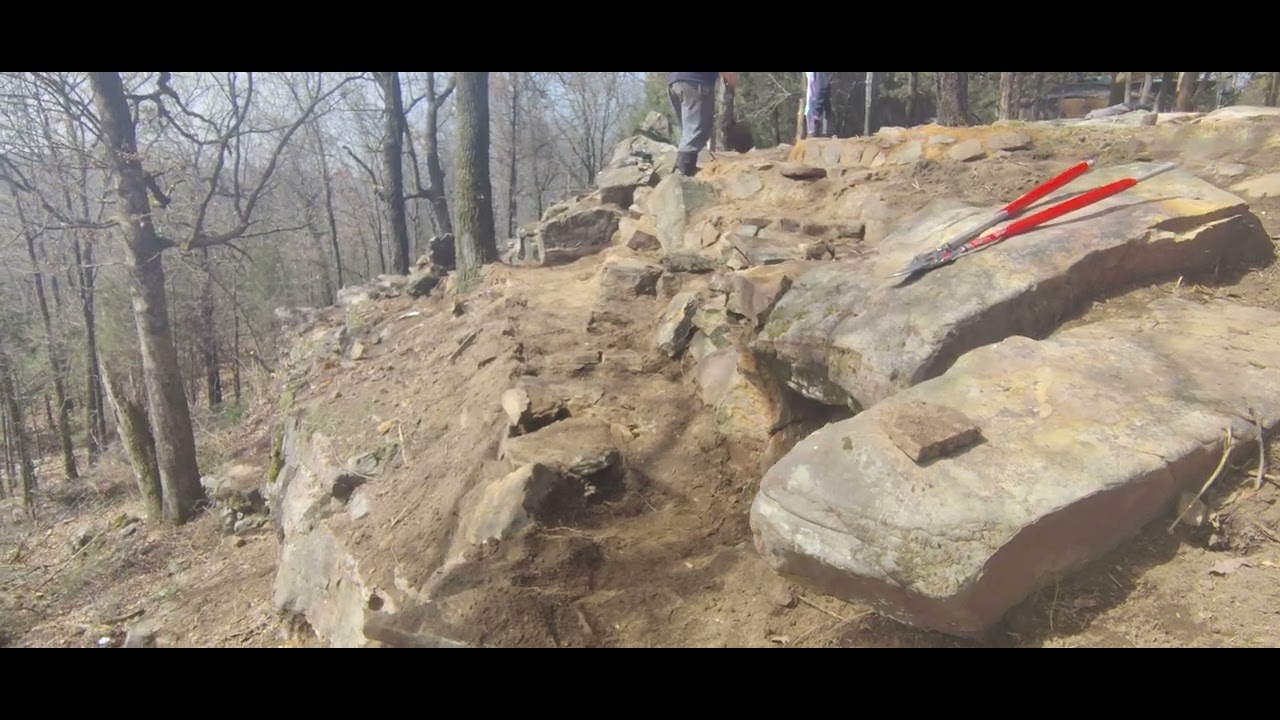 Progression Footage of Rocky Ridge RC Park: Building Walk Paths and ...