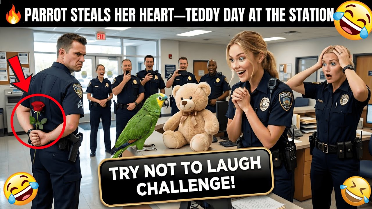 🦜🤣 Parrot vs Cops – The TEDDY DAY Roast Compilation You Can’t Miss! 😂🔥