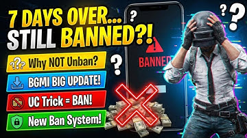 BGMI ID Not Unbanning After 7 Days? Full Truth + UC Refund Trick Exposed!