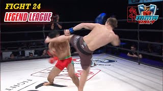 Left kick on the face, back to back punches in response, bravo to both the Fighters | MMA ONLY