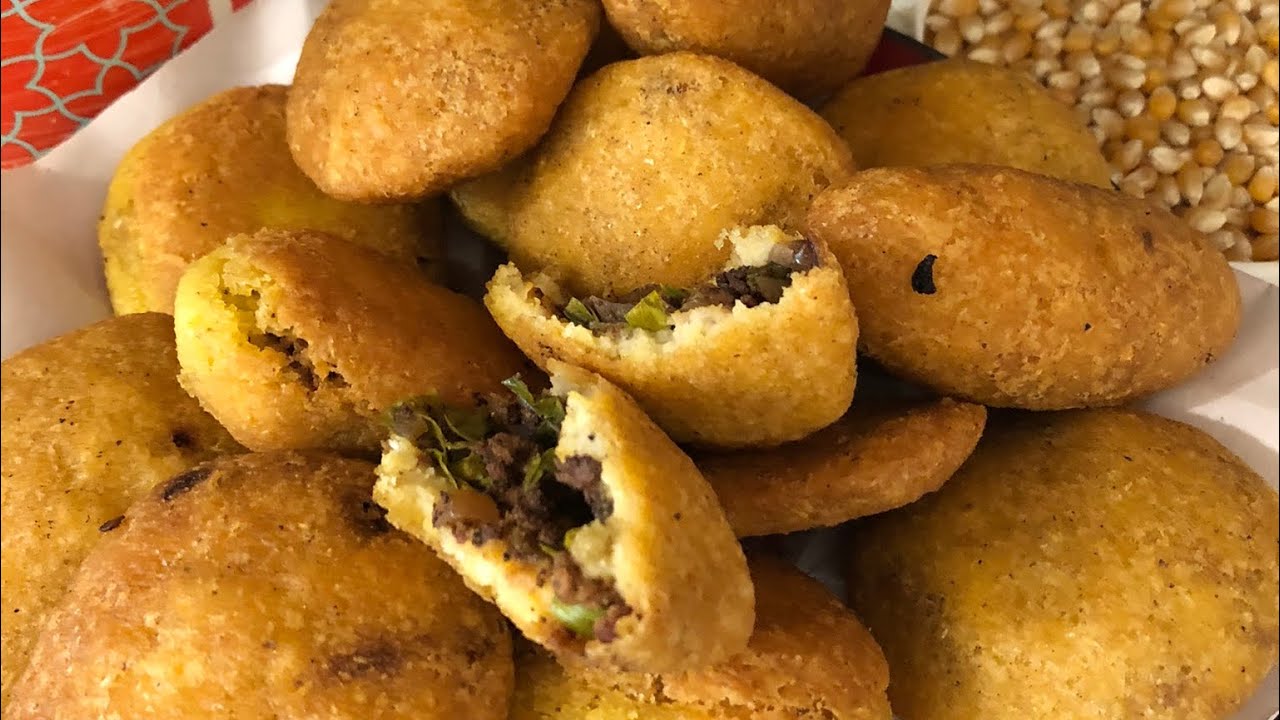 كبة من حبوب الذرة وطحين الرز 🌽🔥#glutenfree #healthy #food #صحي