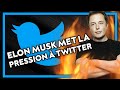Elon Musk met la pression à Twitter 🔥