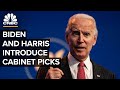 President-elect Joe Biden and VP-elect Kamala Harris introduce cabinet picks — 11/24/20