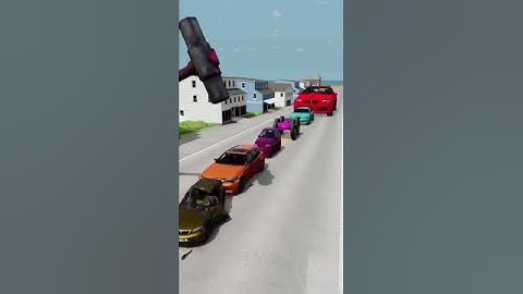 POV: Deadly Car Crash Simulation Shows the Impact 🔥