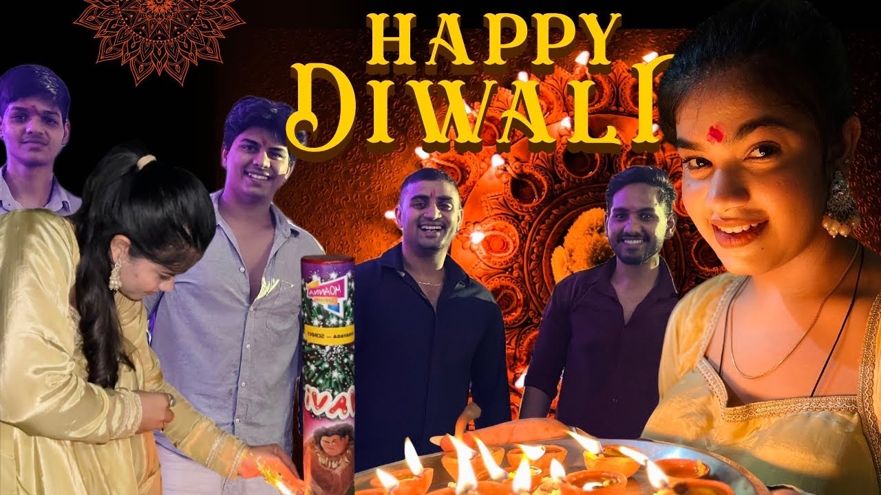 शुभ दीपावली 🪔 आज तो जलने से बच गए 😱 लड़ाई हो गई 😡