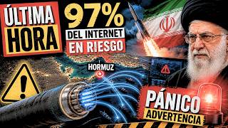 Última hora Irán advertencia provoca pánico 97% de global internet tráfico pasando a través de Hormz