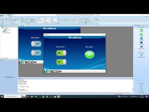 Wecon HMI || Basic Object & Settings: 2. Bit Address Relevant Objects