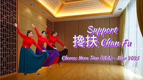 Support 搀扶 Chan Fu||LINE DANCE||Choreo: Heru Tian​ (INA) - Mar 2025||Demo by S.L Dance Studio
