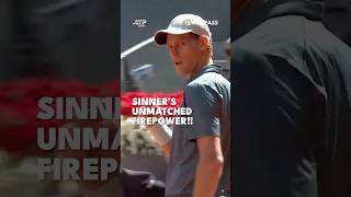 Sinner's Firepower Is Absolutely UNMATCHED 🔥 #tennis #atp #shorts