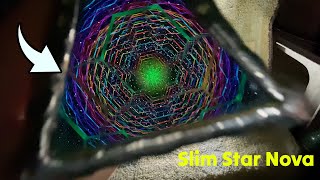 12-Inch Slim Star Novascope Trippy Kaleidoscope Gadgetify