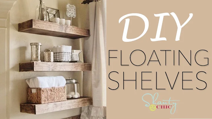 DIY Floating Shelves - How To Make Wood Floating Shelves