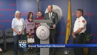 Albuquerque man honored for helping save his boss's life