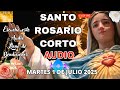 Santo Rosario Corto (AUDIO) ❤️🌹🙏 Martes 1 de Julio de 2025 Santo Rosario de Hoy