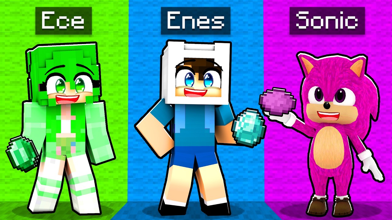 24 SAAT Boyunca TEK RENK Olursak NE OLUR? 🌈😰 Minecraft