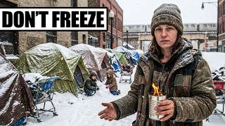 How Homeless Mothers With Kids Survive Blizzards In Tents