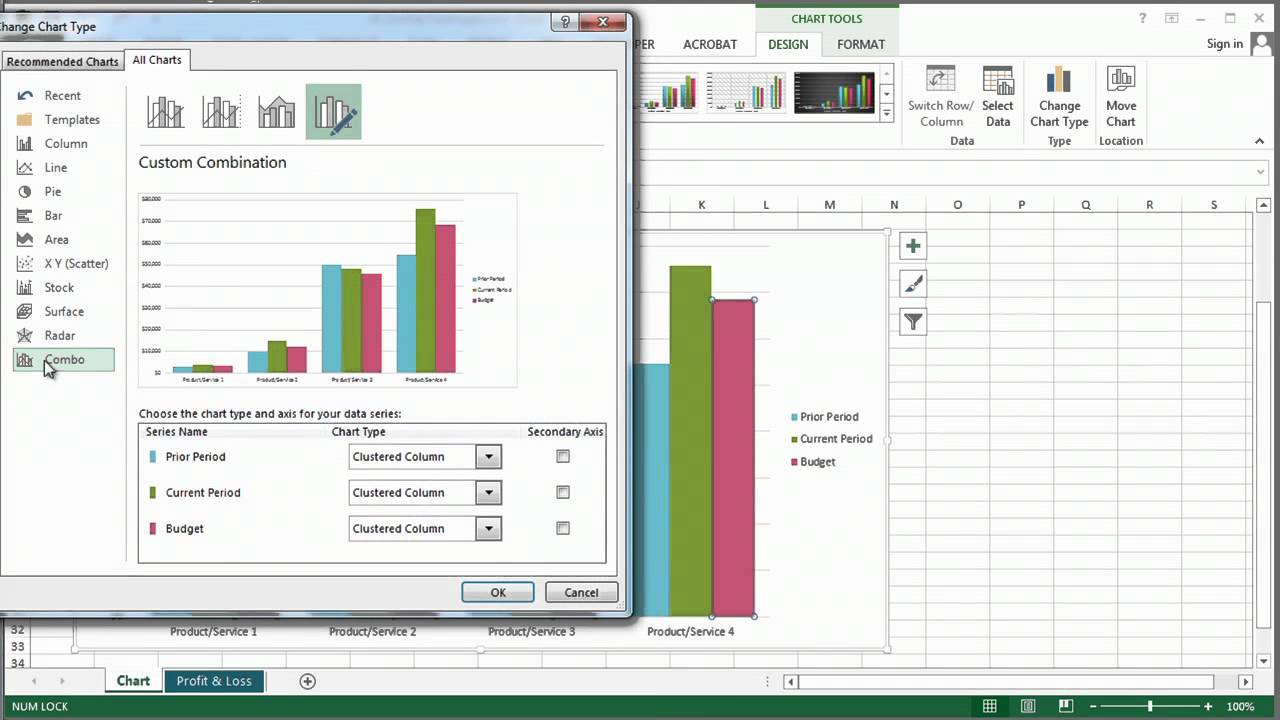 Types Of Charts In Ms Excel