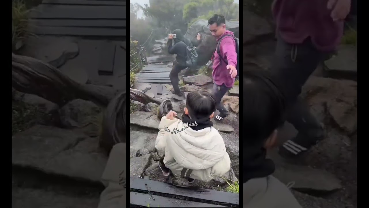 Anak Bella Astillah, Ayden Turun Gunung Kinabalu