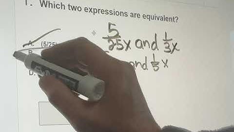 IAR Math Practice Chapter 3 Lesson 6 Problem 1 Identifying Equivalent Expressions