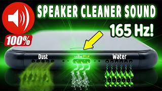 165Hz Speaker Fix Sound | Frequency Audio Cleaner for Water Removal &amp; Dust Clear Fast