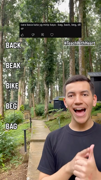 Different ways of reading: 'BACK, BEG, BAG, etc.' #english