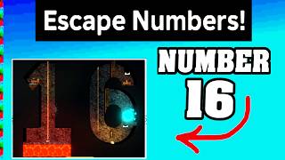 NUMBER 16 in ESCAPE NUMBERS Walkthrough *Roblox* 🔢 (Solution Guide)