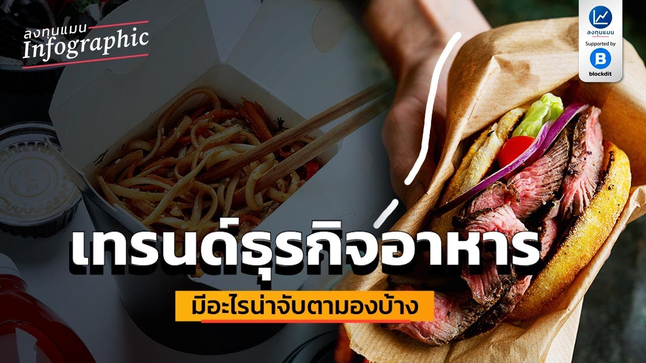 เทรนด์ธุรกิจอาหาร มีอะไรน่าจับตามองบ้าง