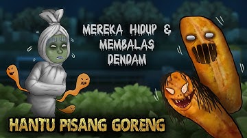 Hantu Pisang Goreng, bikin Pocong Kebelet #HORORKOMEDI | Kartun Hantu, Kartun Lucu