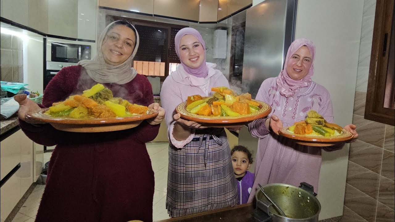 دارو أكبر تحدي💪 على كسكسو بثلاثة بيهم أجي تشوفو شكون غلبات😱