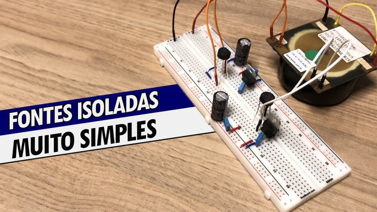 FAÇA FONTES ISOLADAS COM O MESMO TRANSFORMADOR!