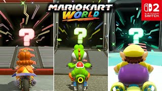 Mario Kart World - All Secret Vehicles in Free Roam Mode