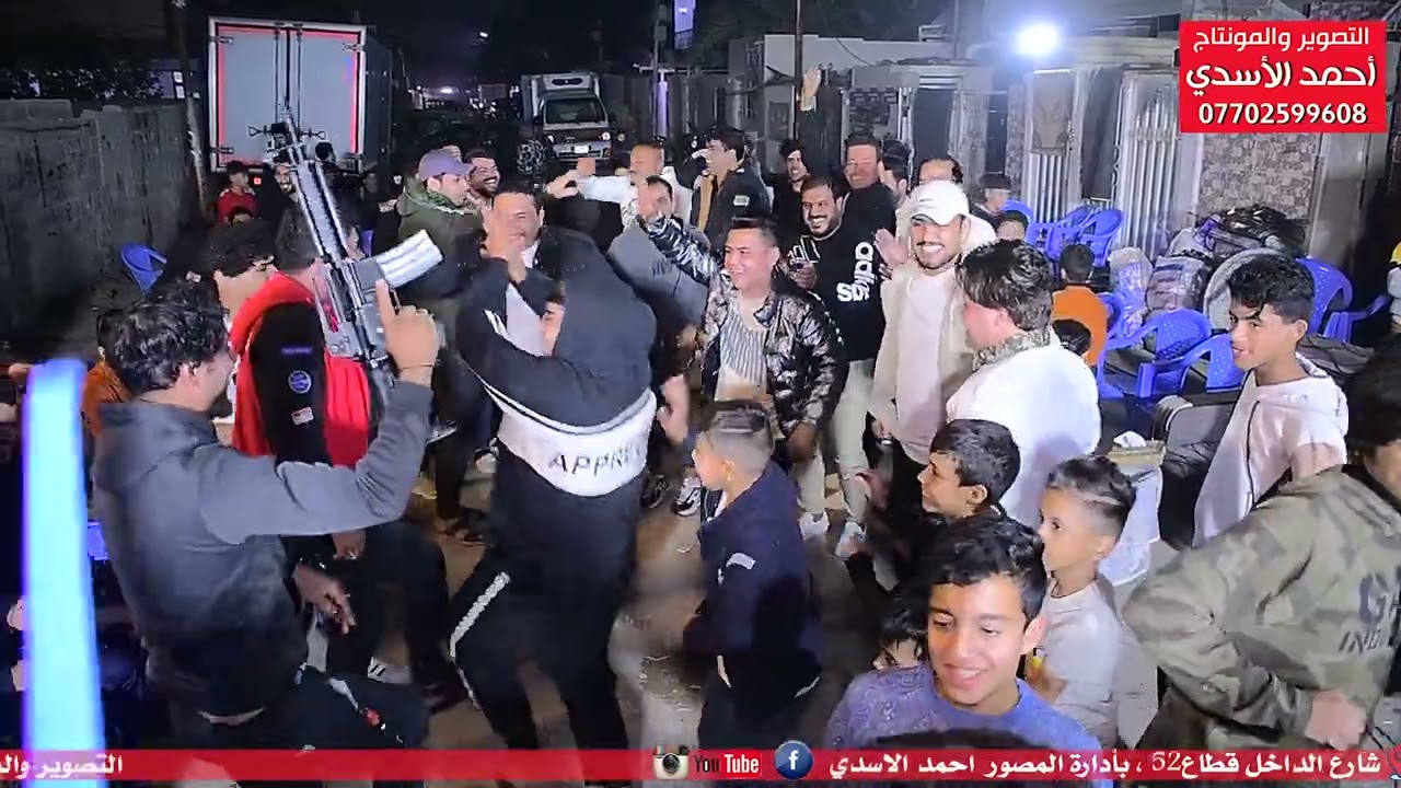 حفل زفاف حياوي الدراجي بحضور الفنان سيد مهدي الف مبروك