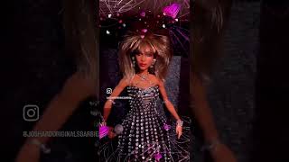 Tina Turner Barbie makeover doll by Joshard Originals #tinaturner #barbiegirl #rockicons