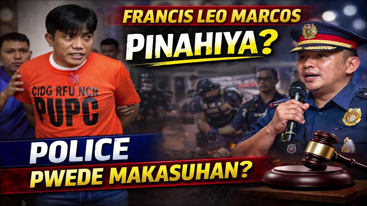 FRANCIS LEO MARCOS PINAHIYA SA PRESSCON? Police Pwede Palang Makasuhan — Ayon sa Lawyer