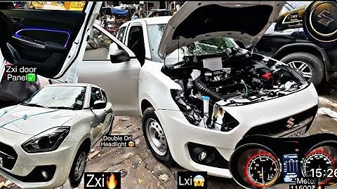 Swift Base To Top With Price✅Swift Modified LXI To ZXI+ With All Maruti Genuine Parts✅ #swiftlxi