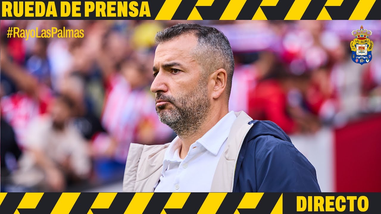 Rueda de prensa de Diego Martínez previa al Rayo Vallecano - UD Las ...