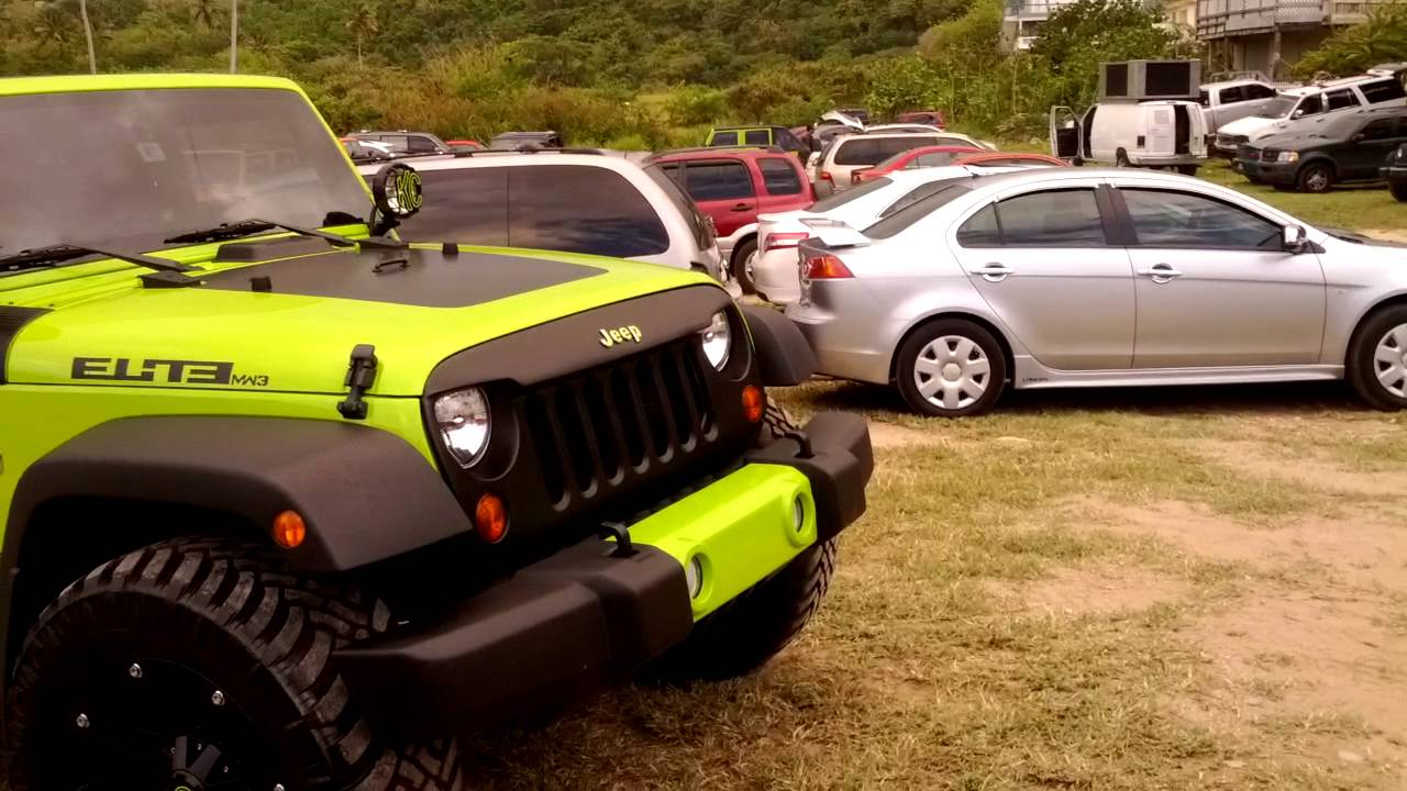 Puerto Rican Jeep Wranglers mean business Isabela