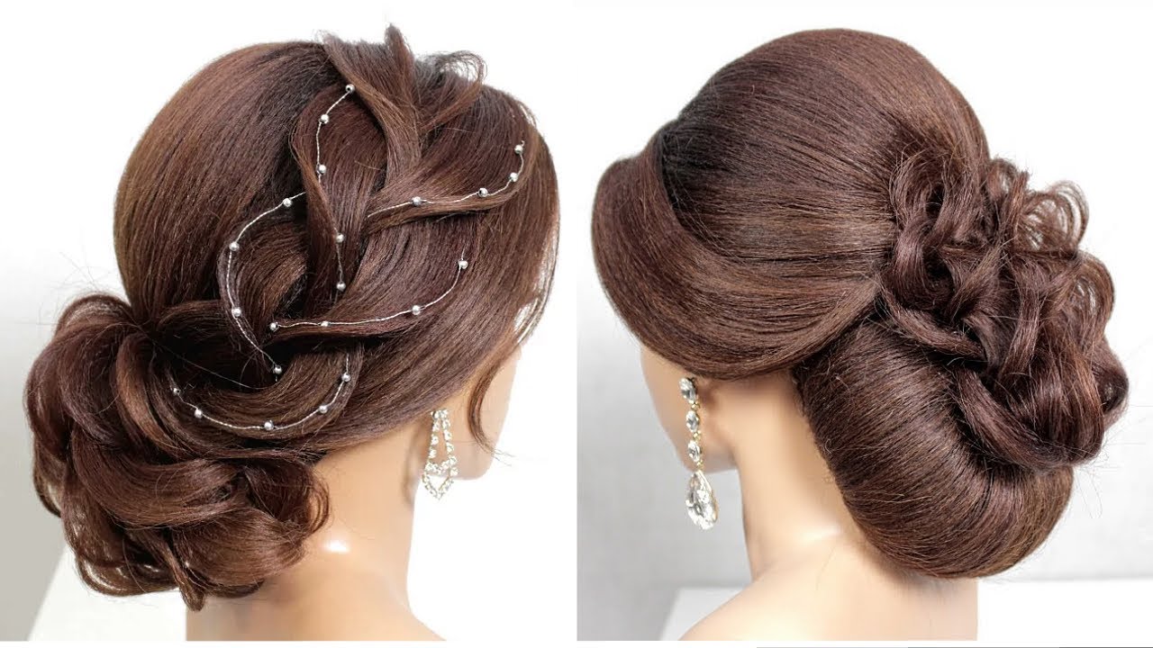 2 Wedding Updos. Bridal Hairstyles For Long Hair