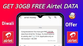 Get 30 GB Free Internet Data In Airtel Thanks App || Airtel Me Free Data Kaise paye screenshot 5