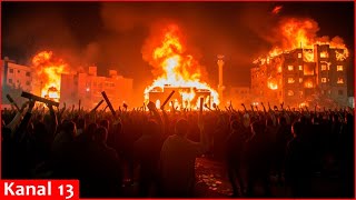 In Tehran, protesters burned over 20 mosques, banks; police stations and checkpoints were attacked