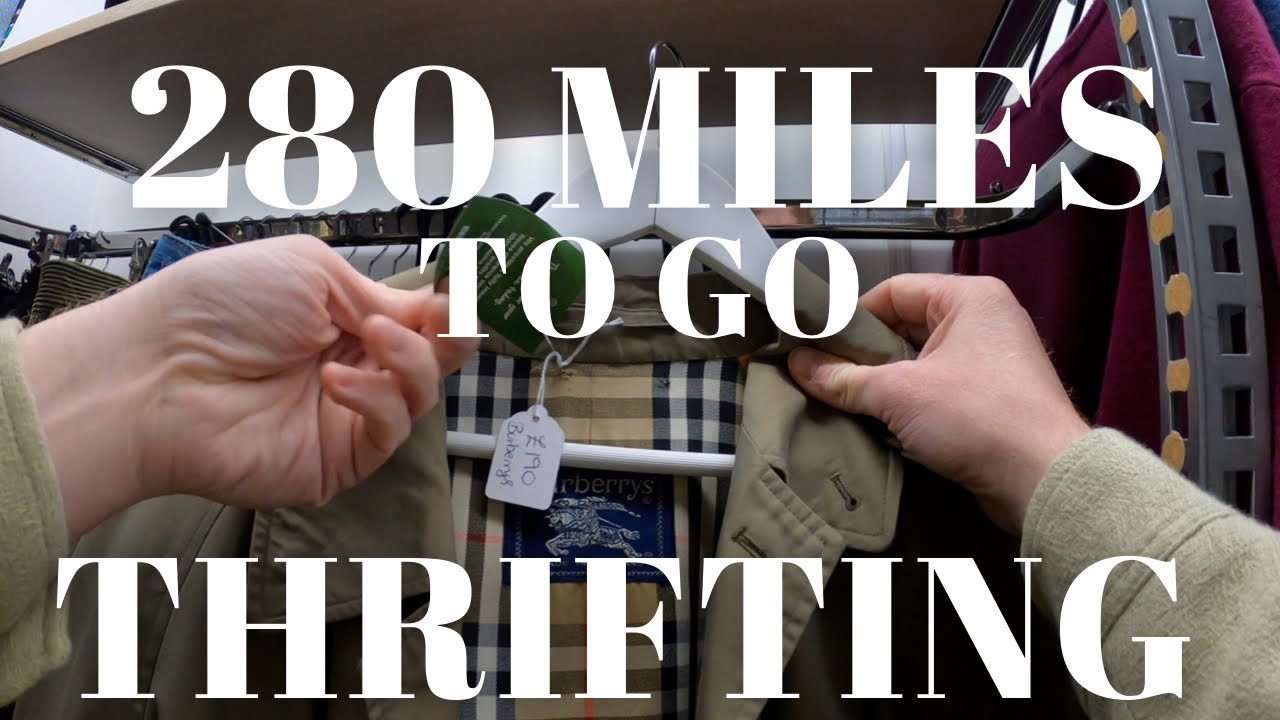 280 MILES TO GO THRIFTING | CHARITY SHOP SHOPPING LEWES & HOVE | COME THRIFTING | RESELLERS UK