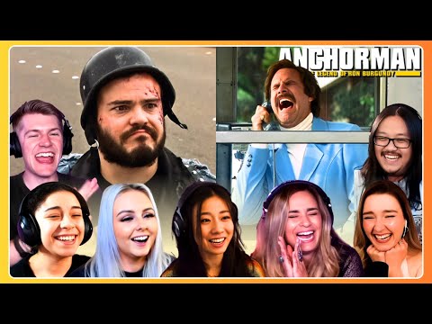 "THE MAN PUNTED BAXTER" & "GLASS CASE OF EMOTIONS" Reactions 🤣 Anchorman Movie Reaction Compilation
