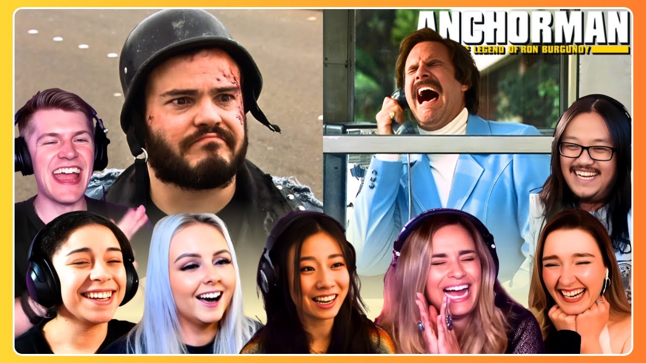 "THE MAN PUNTED BAXTER" & "GLASS CASE OF EMOTIONS" Reactions 🤣 Anchorman Movie Reaction Compilation