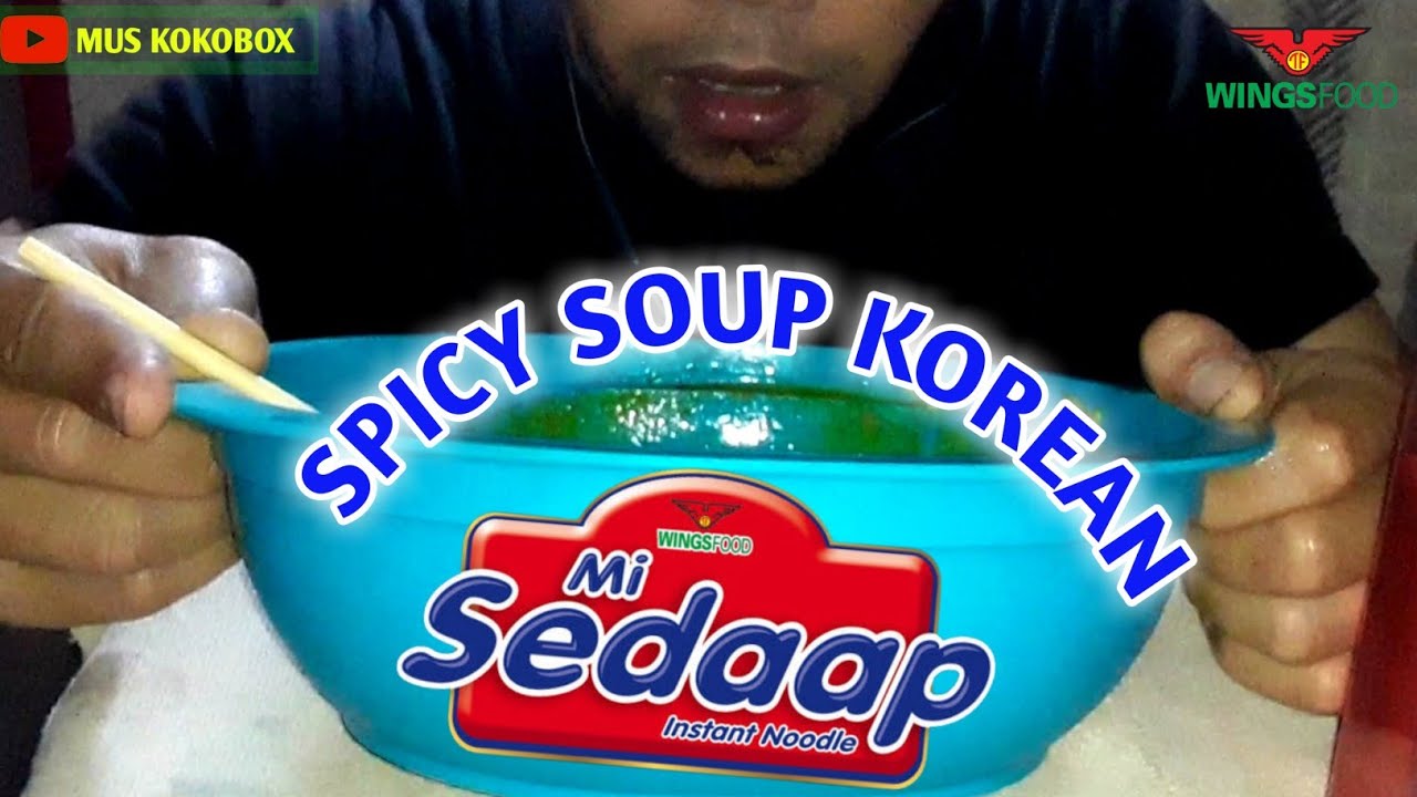 SPICY KOREAN SOUP // mie seedaap mukbang makanan asmr eating YouTube