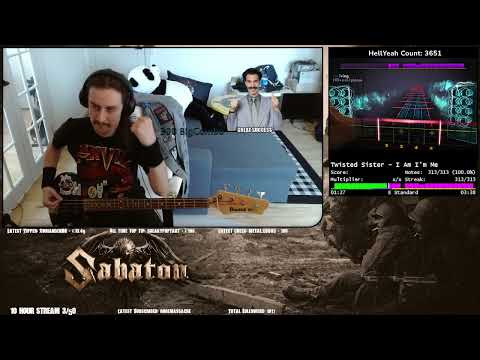 Twisted Sister - I Am I'm Me (Rocksmith Bass)100% notestreak