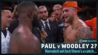 Jake Paul v Tyron Woodley 2? 🤔 Rematch Targeted After Woodley Agrees To 'I Love Jake Paul Tattoo